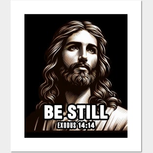 Exodus 14:14 Be Still Posters and Art